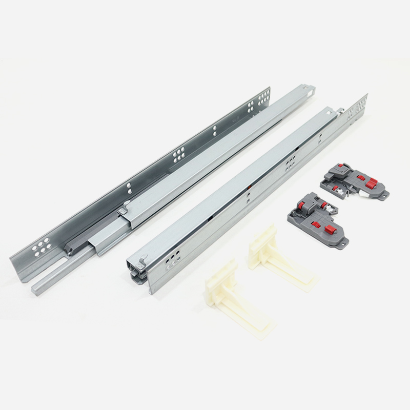 HanSom DY3317/DY5317 Face-Frame Full Extension Soft-close Concealed Drawer Slides with Handle