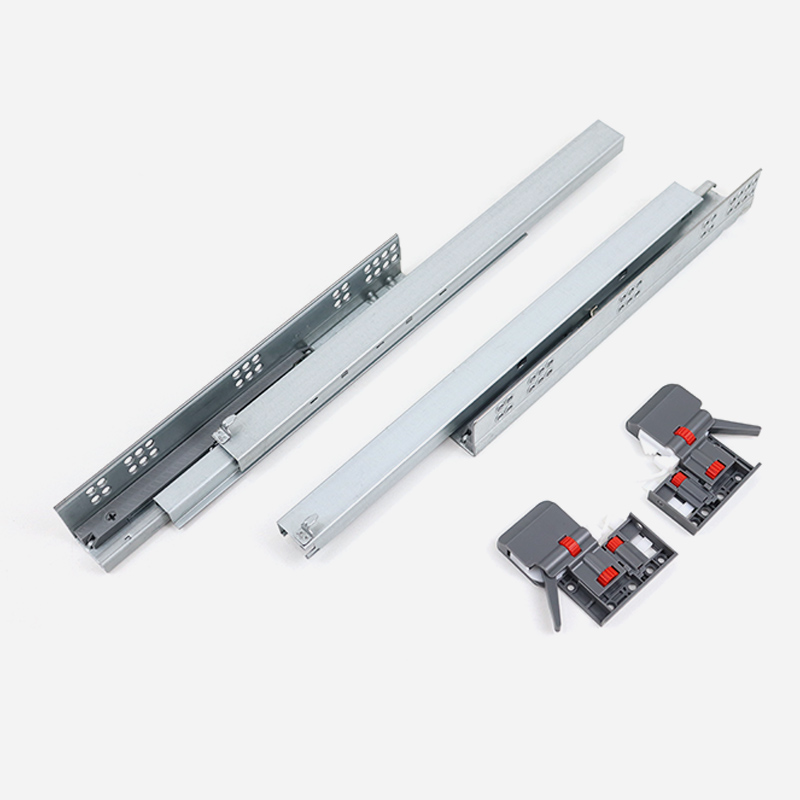 HanSom DH3325/DH5325 Full Extension Synchronized Soft-close Concealed Drawer Slides with Handle