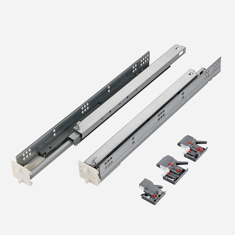 HanSom DY2346/DY4346 7/8 Extension Soft-close Concealed Drawer Slides with Handle 6