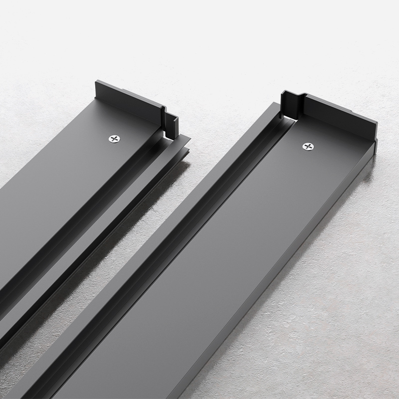 HanSom SB6100 Glass Slim Drawer Box with Tilt Adjustment and Full Extension Synchronized Soft-close Slides 10