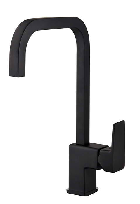 LEP4P-B — Leopold deck pillar sink mixer tap-Black