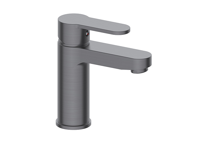 QUT2-G — Quatorze wash basin mixer tap- Gun gray