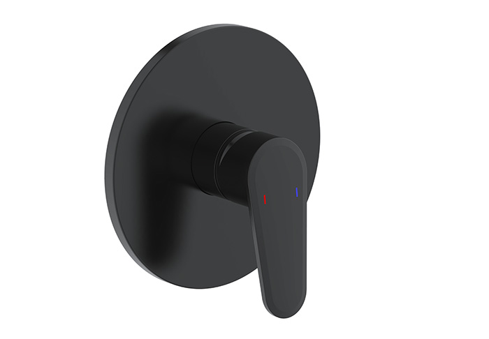 MGR100-B — Margueritte concealed shower mixer 1 function-Black