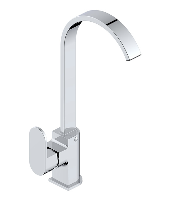 AGS4P — Augustus deck pillar sink mixer tap