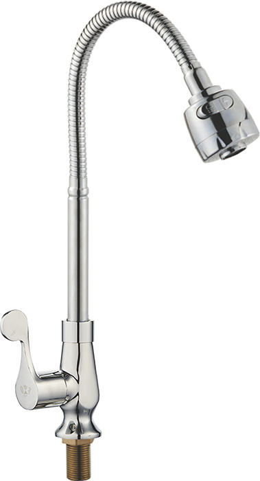 SCT4-2-2 — Flexible sink cold deck tap 15mm