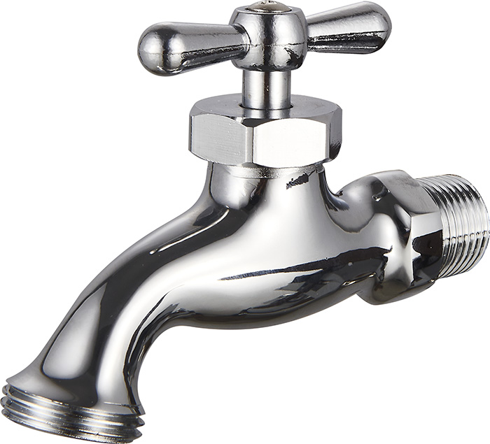 USTAP3C — 1/2"*3/4" Garden Tap Chrome plated